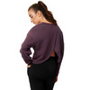 Damen Sport-Sweatshirt mit offenem Rücken