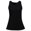 Damen Sport-Top unifarben schwarz