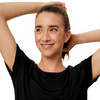 Damen Sport T-Shirt unifarben