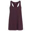 Damen Sport-Top unifarben weinrot