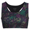 Damen Sport-Bustier mit Allover-Print