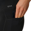 Damen Sport Capri-Leggings mit Taschen