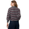 Damen Woll-Strickpullover mit Blockstreifen
