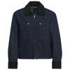 Damen Jeansjacke mit Cord-Kragen