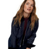 Damen Jeansjacke mit Cord-Kragen