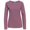 Damen Langarmshirt im Streifen-Look rosa
