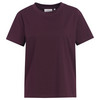 Damen T-Shirt aus Bio-Baumwolle weinrot