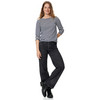 Damen Straight-Jeans mit weitem Bein