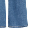 Damen Straight-Jeans mit weitem Bein