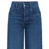 Damen Straight-Jeans mit weitem Bein