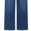 Damen Straight-Jeans mit weitem Bein