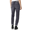 Damen Mom-Jeans mit Used-Waschung