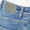 Dames mom-jeans met used-wassing