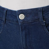 Dames mom-jeans met used-wassing