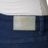 Dames mom-jeans met used-wassing
