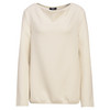 Damen Sweatshirt mit Wasserfallkragen