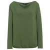 Damen Sweatshirt mit Wasserfallkragen