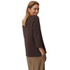 Damen Sweatshirt mit V-Ausschnitt