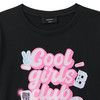 Mädchen T-Shirt mit Neon-Print