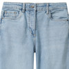 Mädchen Wide-Leg-Jeans mit verstellbarem Bund