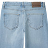 Mädchen Wide-Leg-Jeans mit verstellbarem Bund