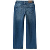 Mädchen Wide-Leg-Jeans mit verstellbarem Bund