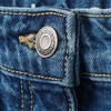 Mädchen Wide-Leg-Jeans mit verstellbarem Bund