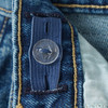 Mädchen Mom-Fit-Jeans mit verstellbarem Bund