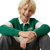 Jungen Poloshirt im College-Look