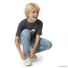 Jungen Straight-Jeans mit verstellbarem Bund