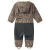 Baby Softshelloverall im Leo-Look