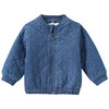 Baby Steppjacke in Denim-Optik
