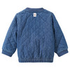 Baby Steppjacke in Denim-Optik