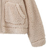 Mädchen Teddyjacke mit Kapuze