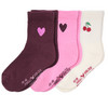 3 Paar Mädchen Socken mit Stickerei