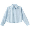 Mädchen Bluse mit Längsstreifen