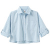 Mädchen Bluse mit Längsstreifen