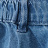 Mädchen Wide-Leg-Jeans mit Uesed-Waschung