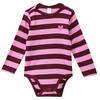 5 Baby Bodys mit Rippstruktur