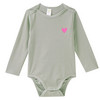 5 Baby Bodys mit Rippstruktur