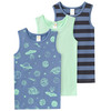 3 Baby Unterhemden mit Bio-Baumwolle