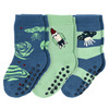3 Paar Jungen Stoppersocken im Set blau / grün