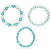 3 Damen Armbänder in Perlen-Form