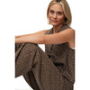 Damen Jeansweste im Leo-Look