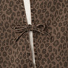 Damen Jeansweste im Leo-Look