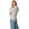 Damen Strickfleece-Jacke mit Kapuze