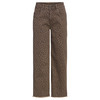 Damen Wide-Leg-Jeans im Leo-Look