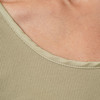 Damen Top aus Feinripp