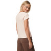 Dames-T-shirt van fijnrib