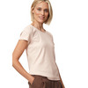 Dames-T-shirt van fijnrib